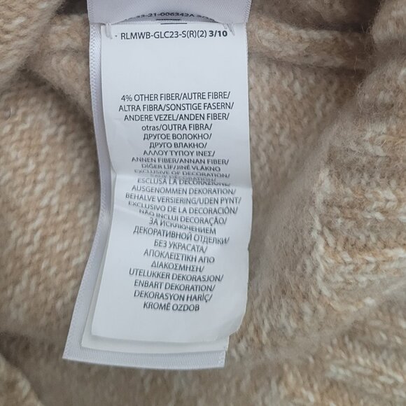 Polo Ralph Lauren Women's Teddy Bear Wool & Cashmere Hoodie. Size Medium - Picture 8 of 11